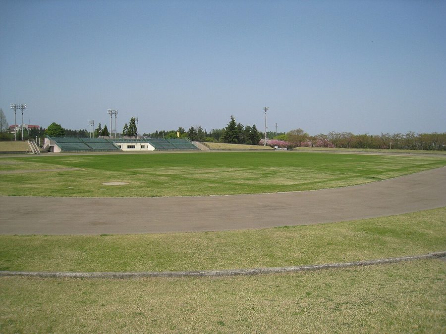 ひばり野公園の陸上競技場