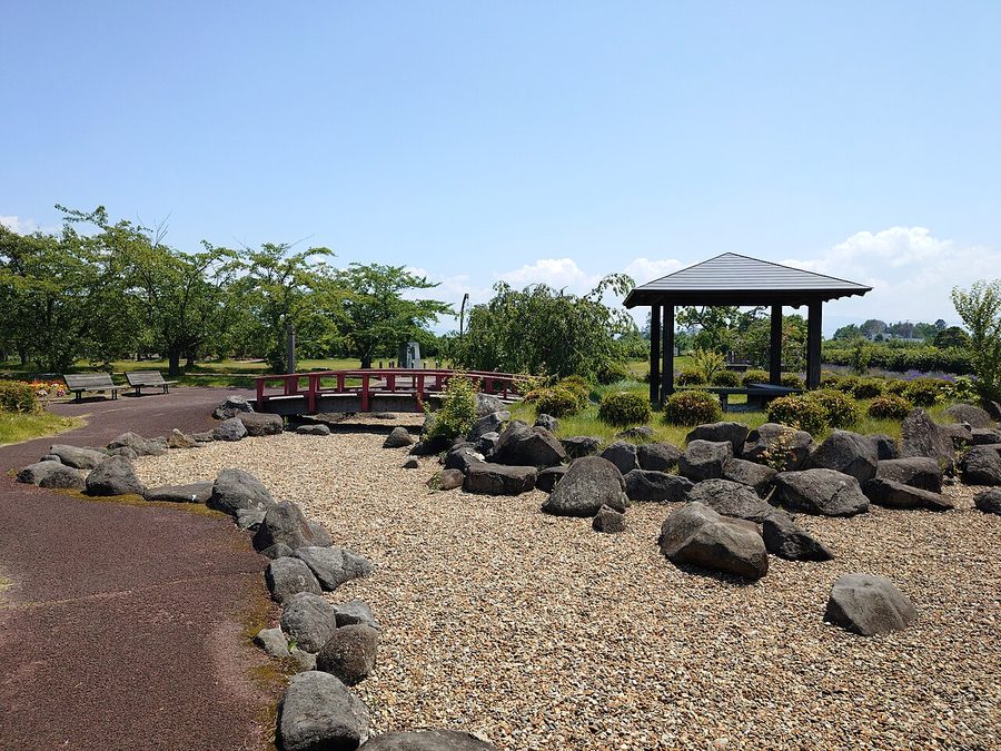 唐糸御前史跡公園の柳の池