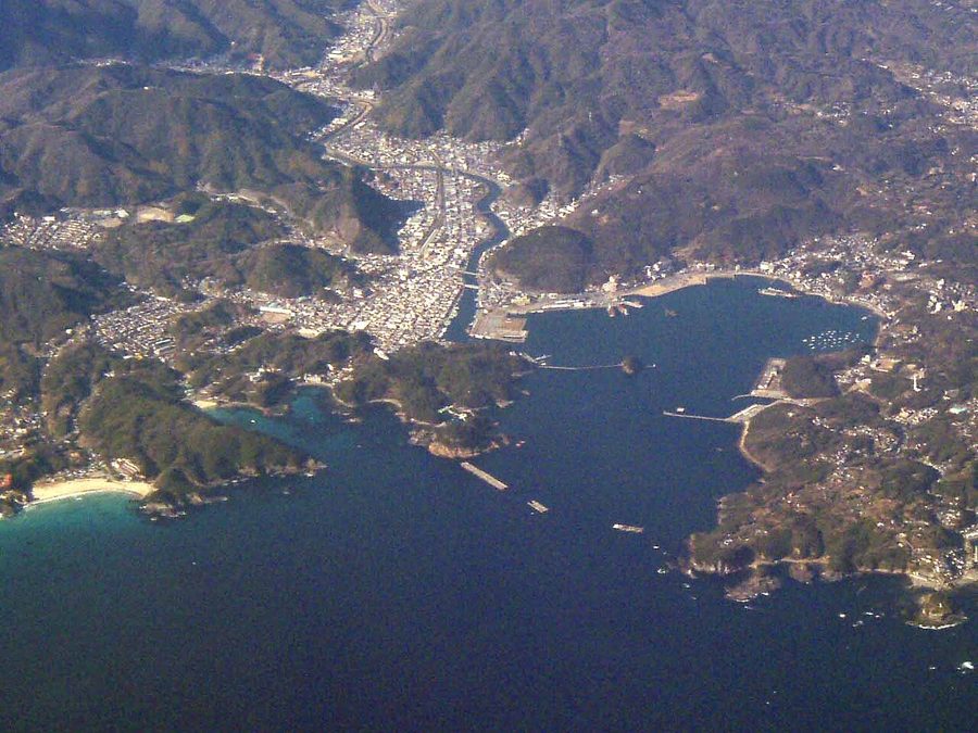 下田の空撮写真