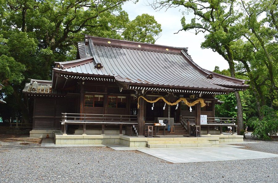 焼津神社の拝殿
