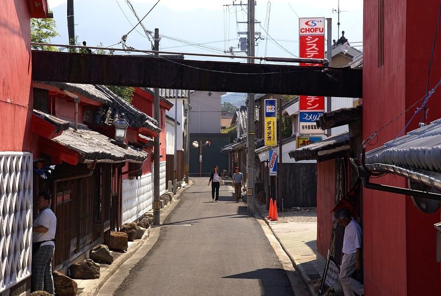 引田の古い町並み