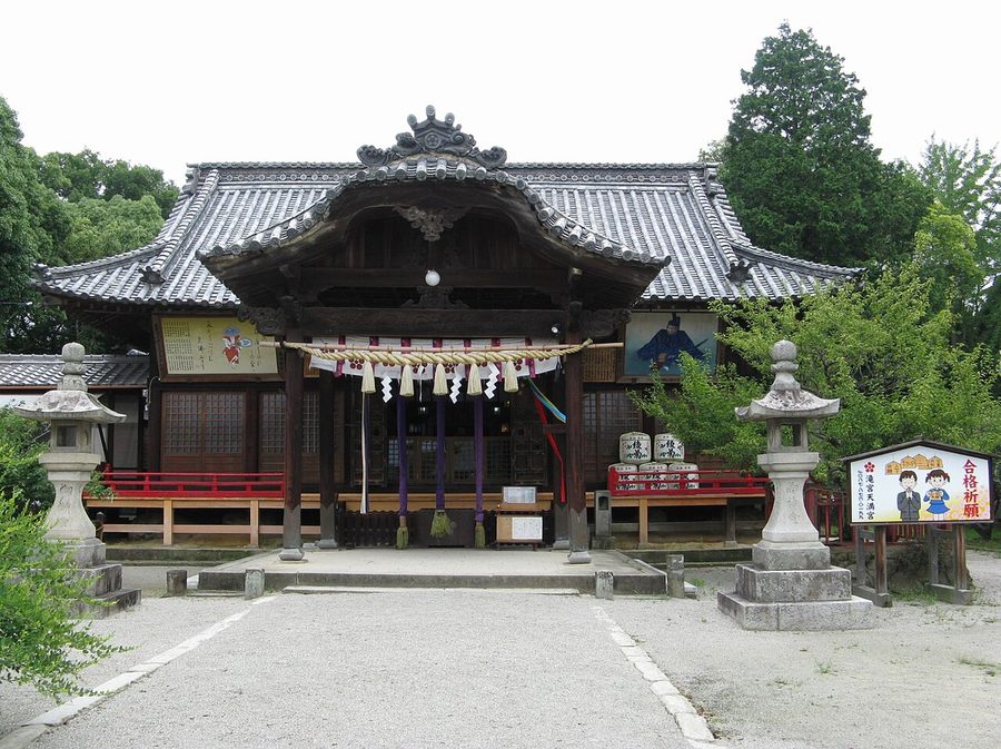 滝宮天満宮の拝殿