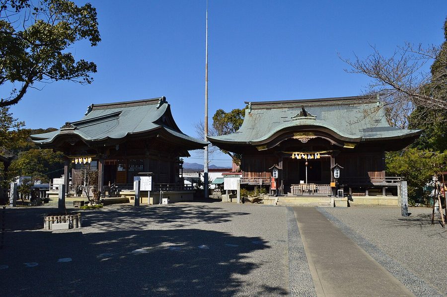 一條神社 本社拝殿と天神社