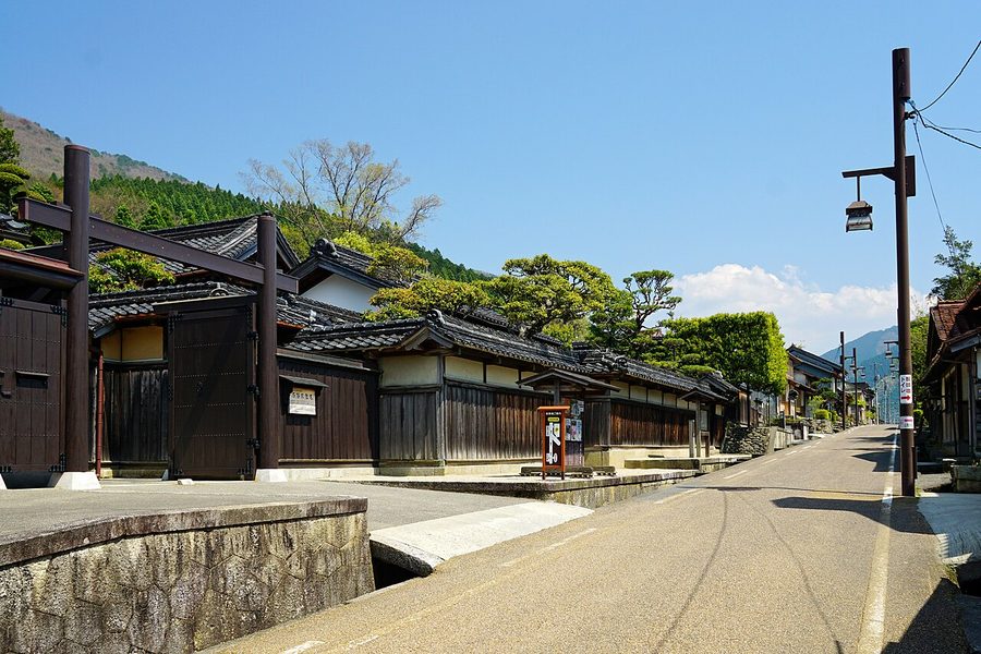 智頭宿の町並み