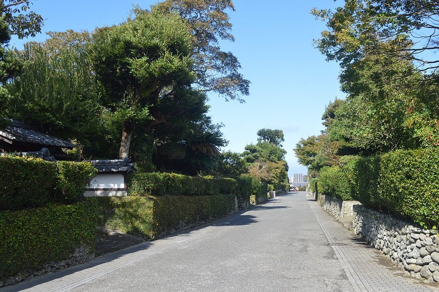 出水麓武家屋敷群の竪馬場