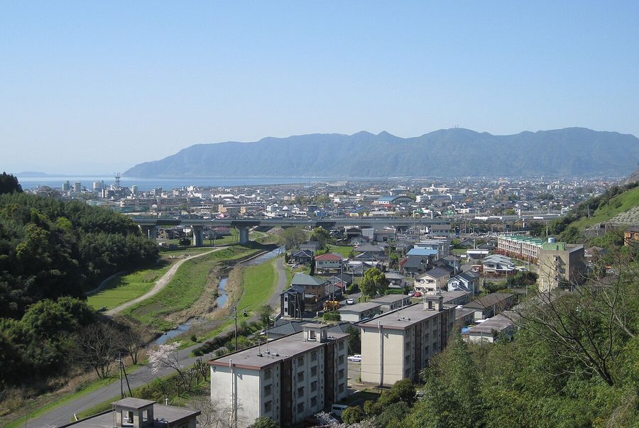 姶良平野の眺め