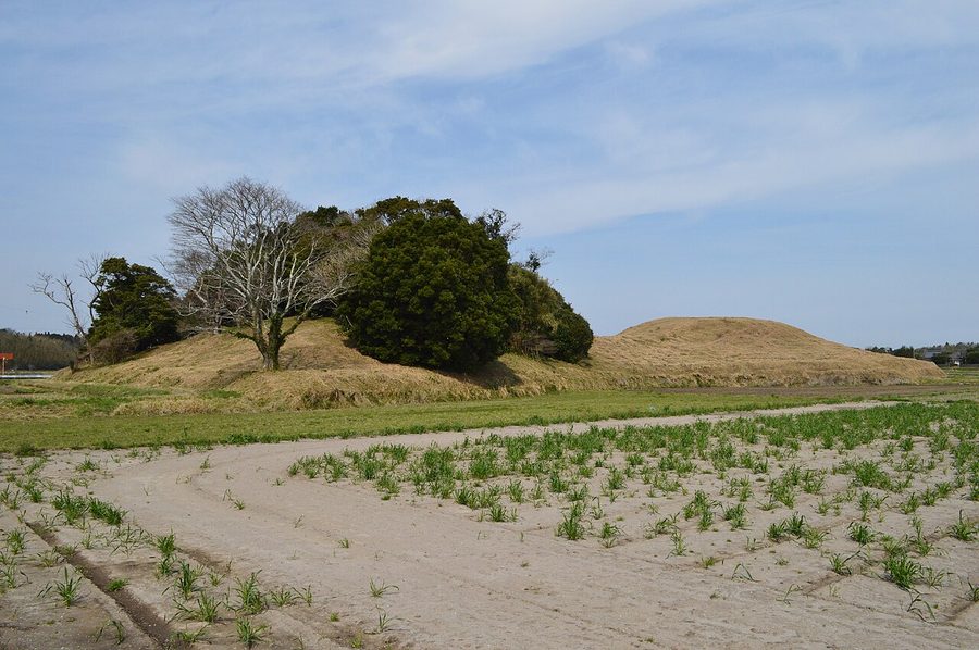 横瀬古墳の墳丘全景