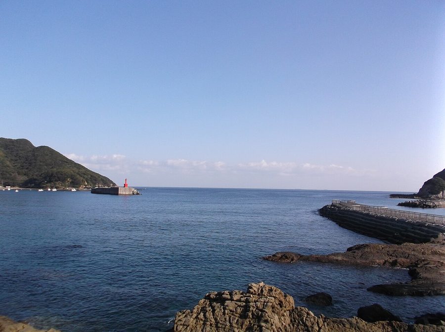 太平洋に面する佐多・大泊の海